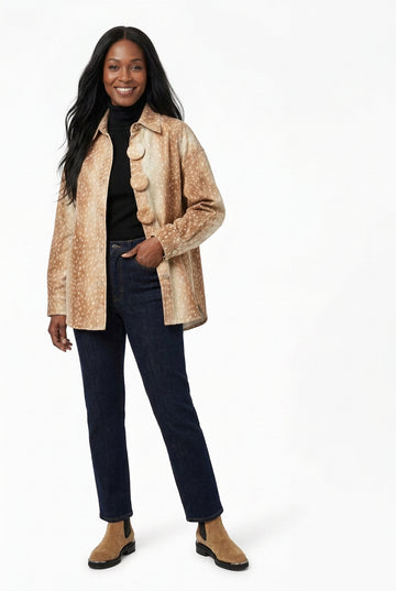 Deer Print Jacket