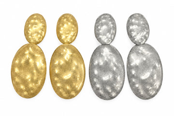 Textured Tear Earrings
