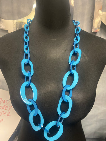 Acrylic Link Necklace Set
