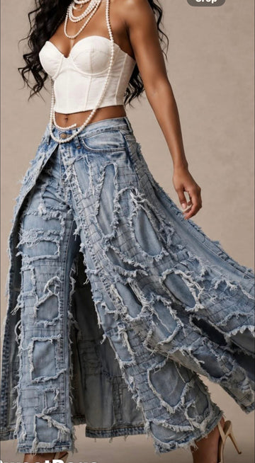 Denim w/Maxi Overlay