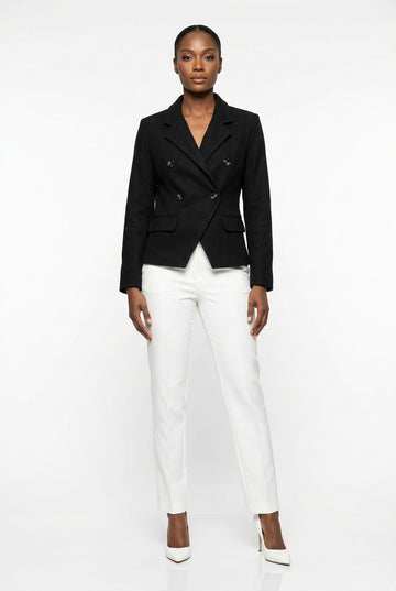 Double Breasted Blk Blazer