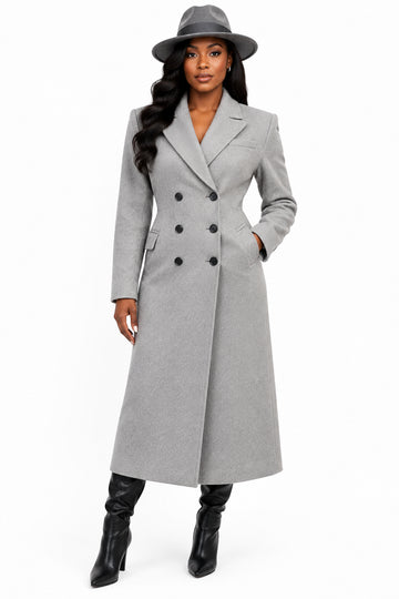 Wool Blend Trench Coat