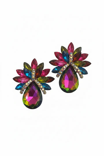 Pineapple Jeweled Earrings
