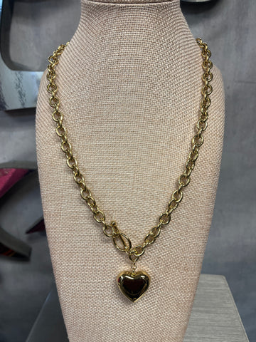 Stainless Steel Heart Necklace