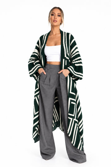 Purple/Green Cardigan