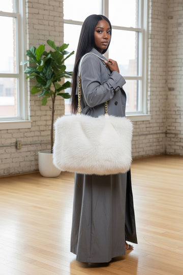 Oversize Furry Handbag