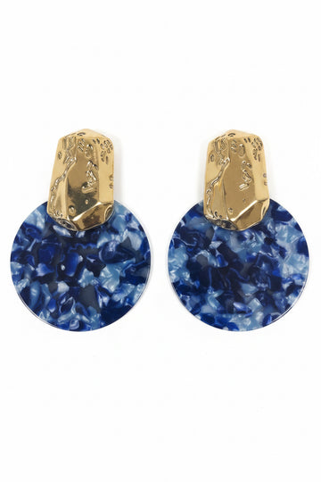 Round Acrylic Earrings