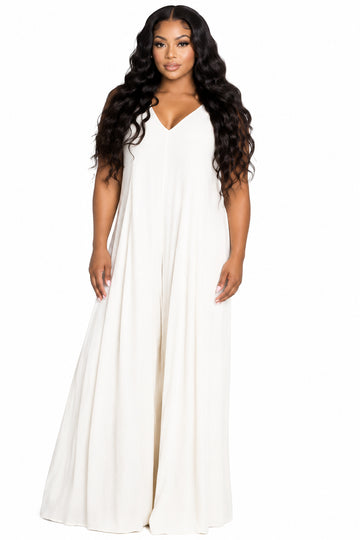 Sleeveless Wide Leg Jumper