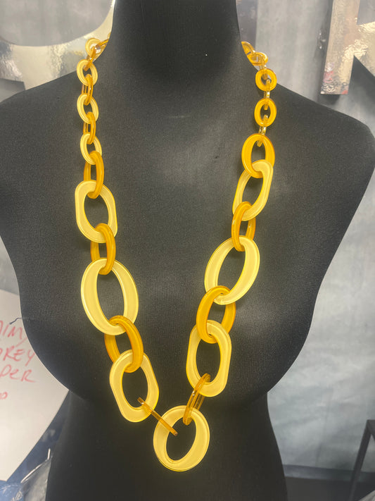 Acrylic Link Necklace Set