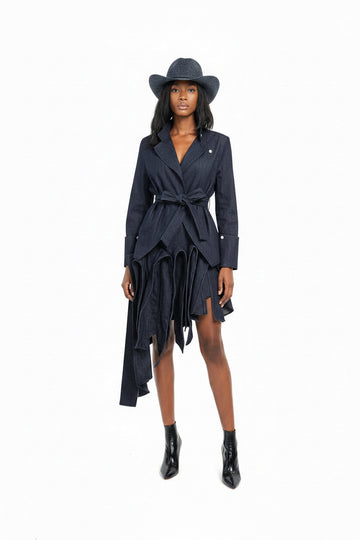 Dark Denim 2PC Skirt