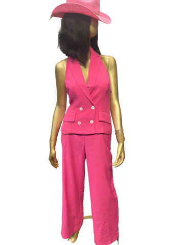 Pink Halter 2PC - FINAL SALE ITEM