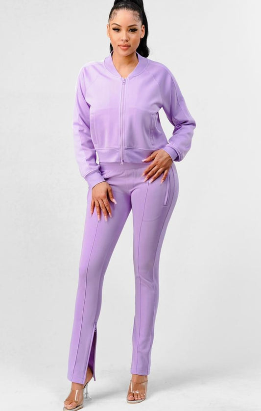Lavender Sweatsuit