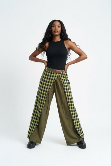 Green Pants w/Checker Overlay