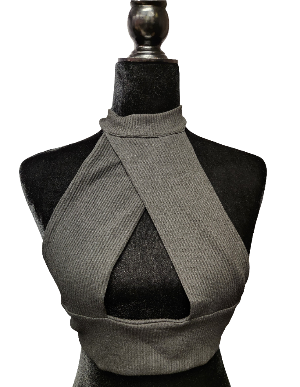 Black Halter Top