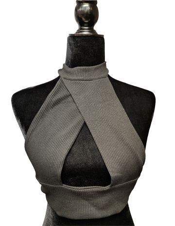 Black Halter Top