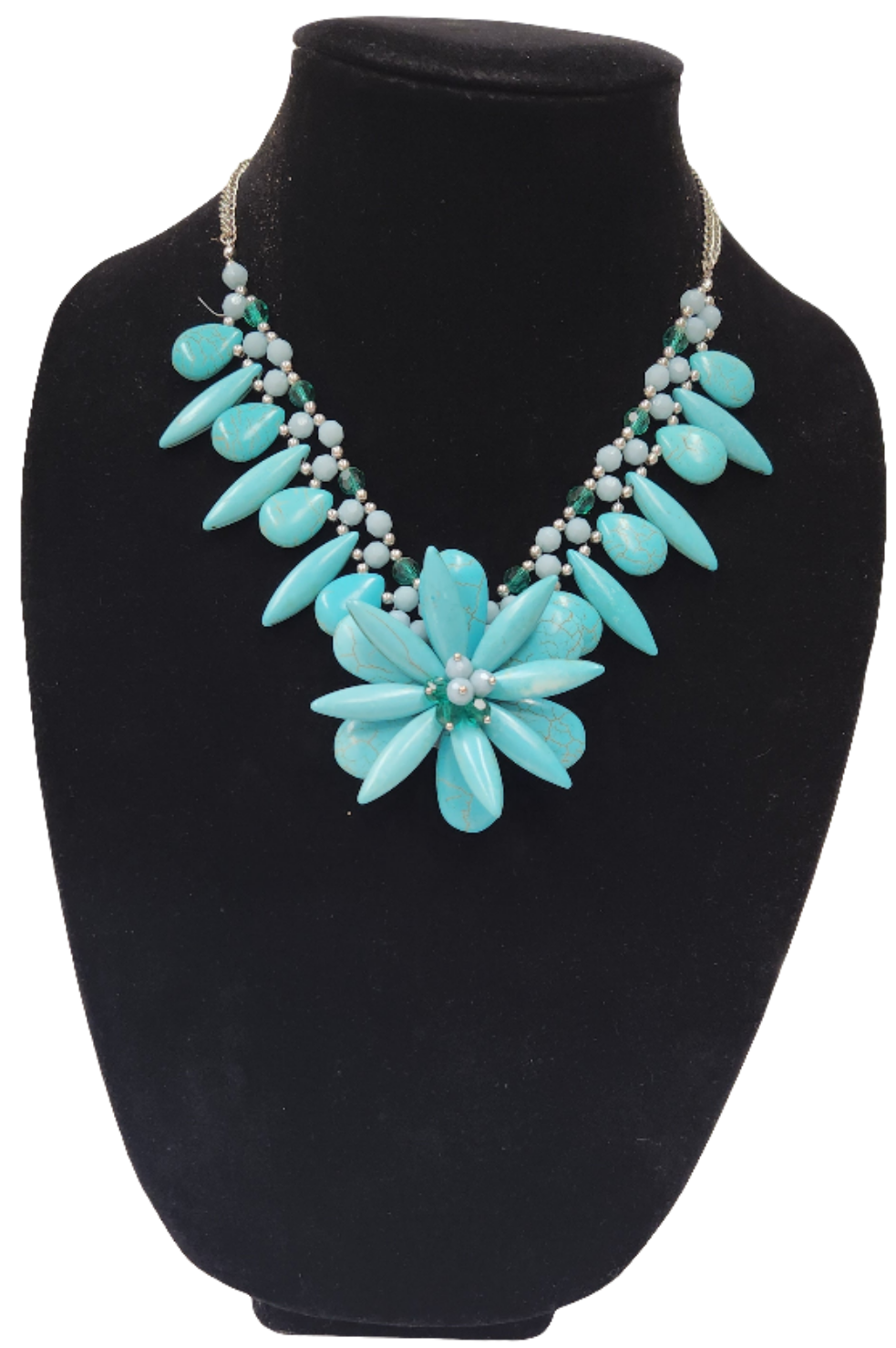 Turquoise Flower Necklace