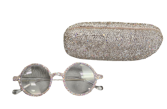 ROUND Bling Reading Glasses