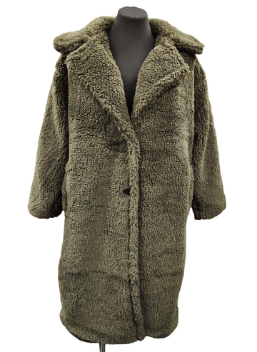 Green Fluffy Jacket