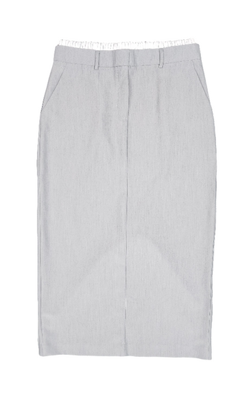 Grey Pencil Skirt