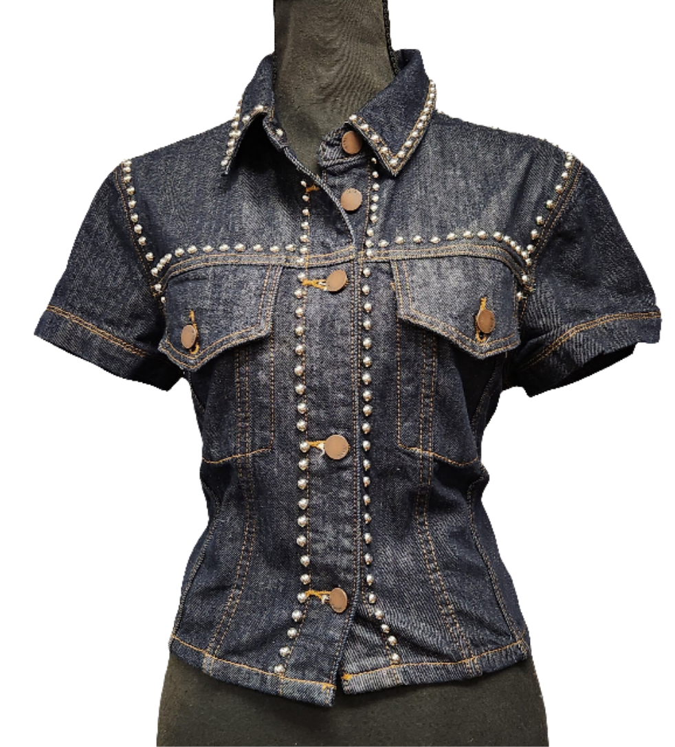 Studded Denim Jacket