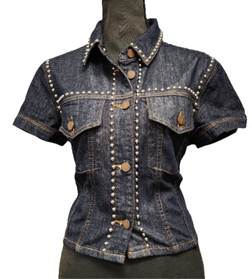 Studded Denim Jacket