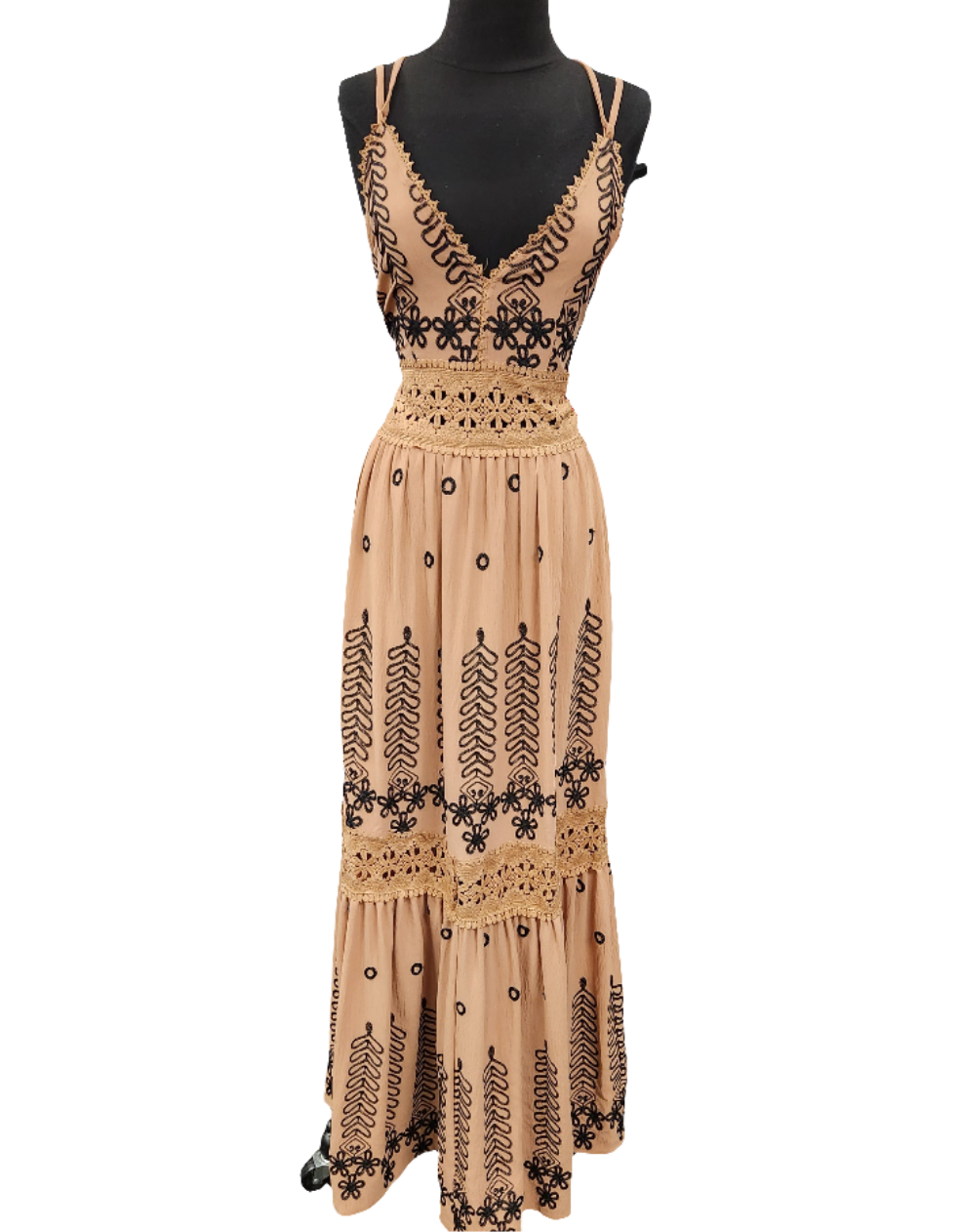 TAN  BOHO STYLE MAXI