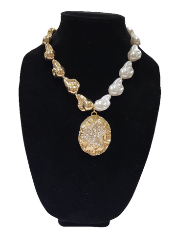Pearl/Pebble Necklace