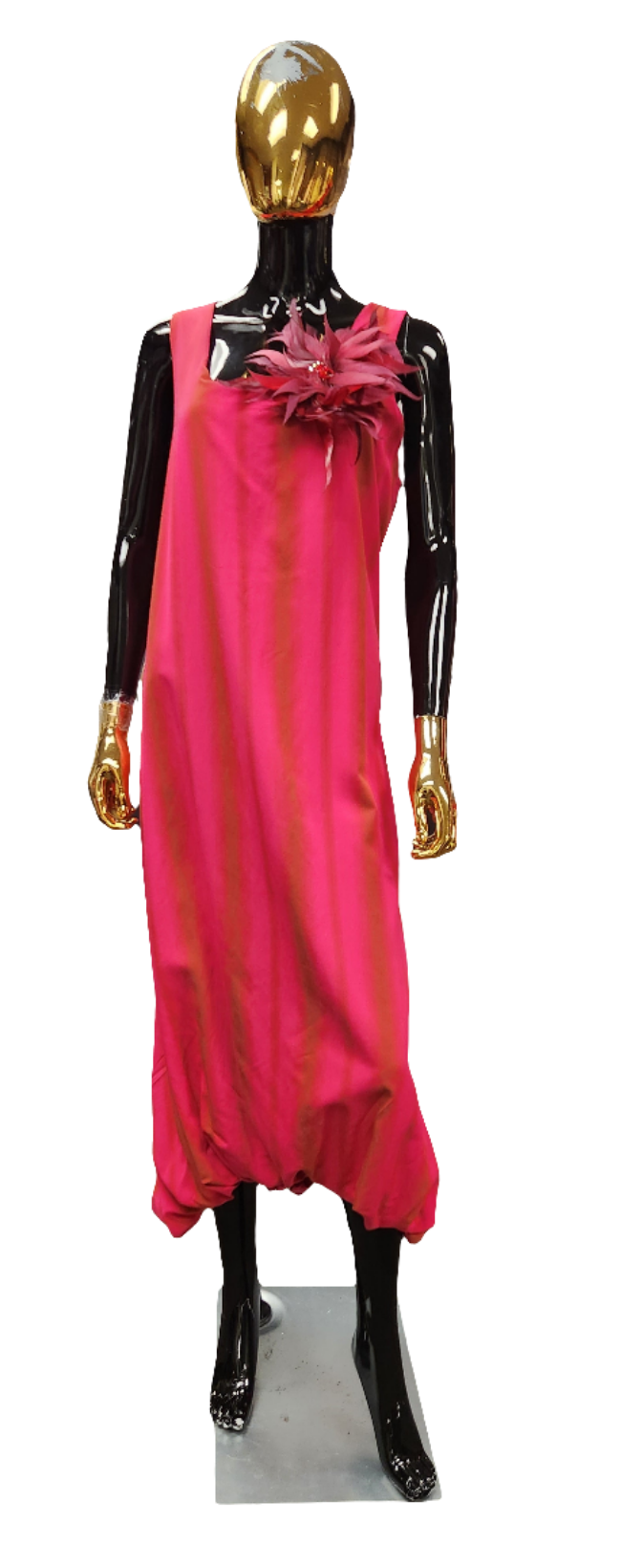 RGR Fuchsia/Brown Dress