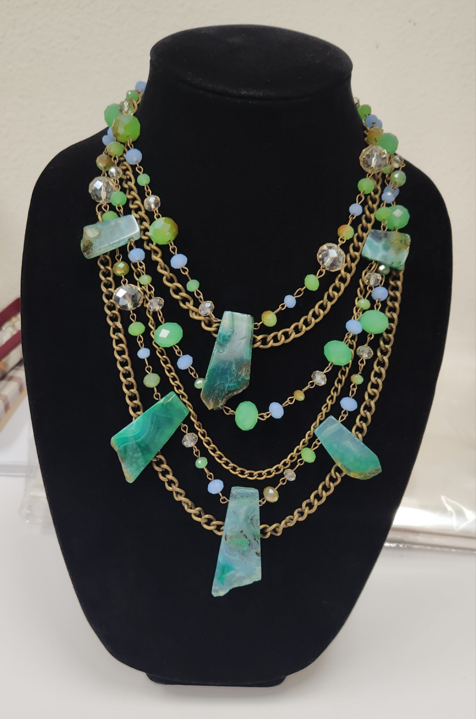 Green STONE Necklace