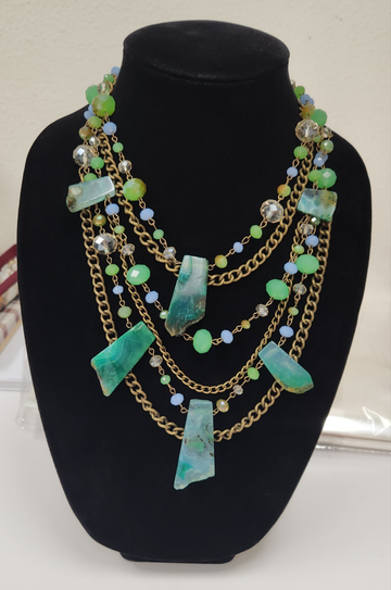 Green STONE Necklace