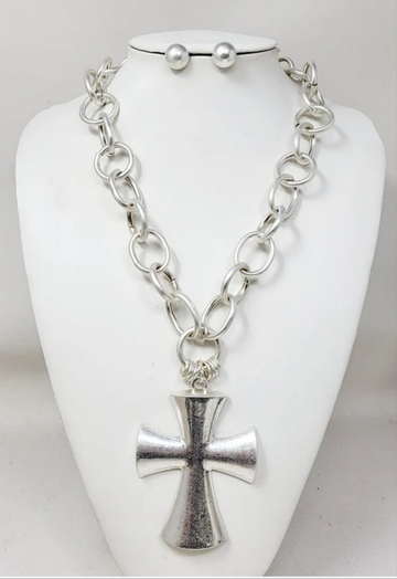 Cross Chain Necklace