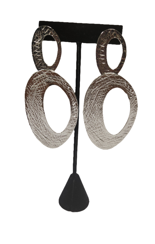 DOUBLE RING EARRINGS