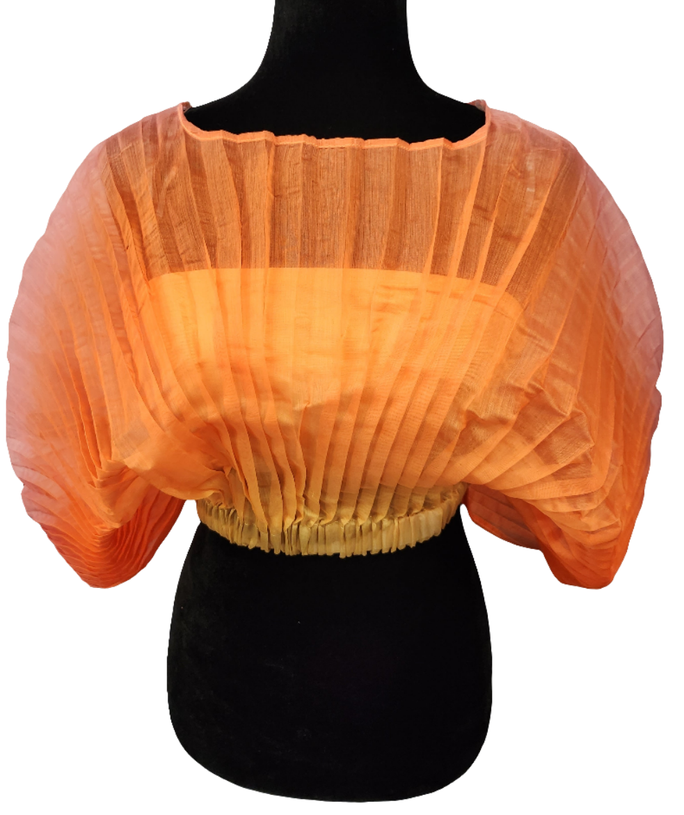 Orange Fan Top