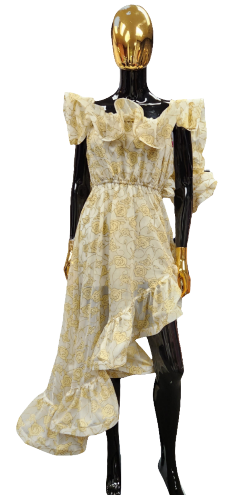 Ruffle Floral Dress