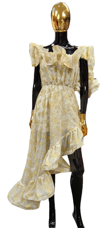 Ruffle Floral Dress