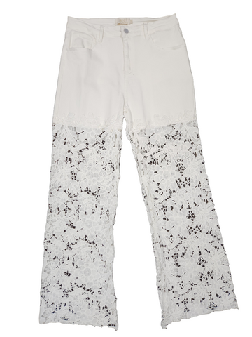 White Lace Denims