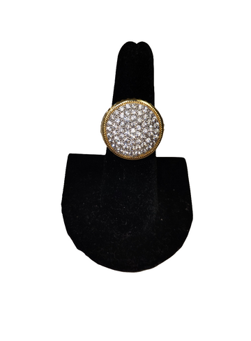 2-Tone CZ Ring