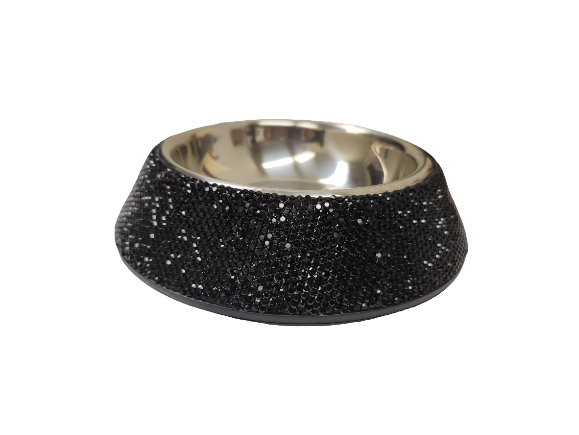 Crystal Trim Pet Bowl
