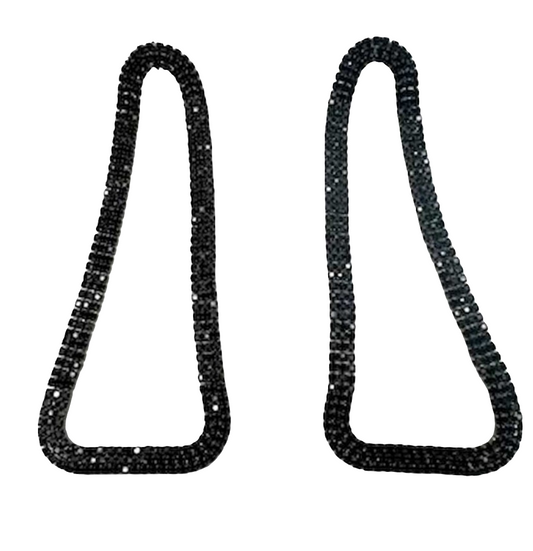 Triangle Crystal Earrings