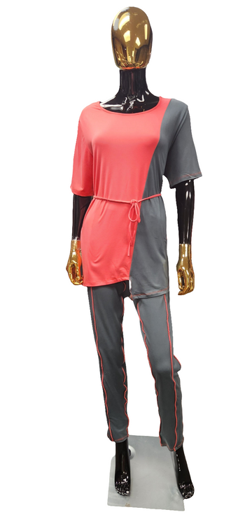 Pink/Grey 2PC
