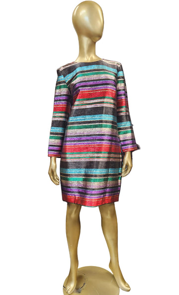 Shimmery Stripe Dress