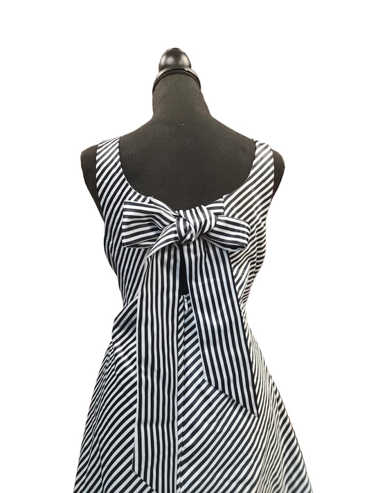 Black/White Balloon Dress