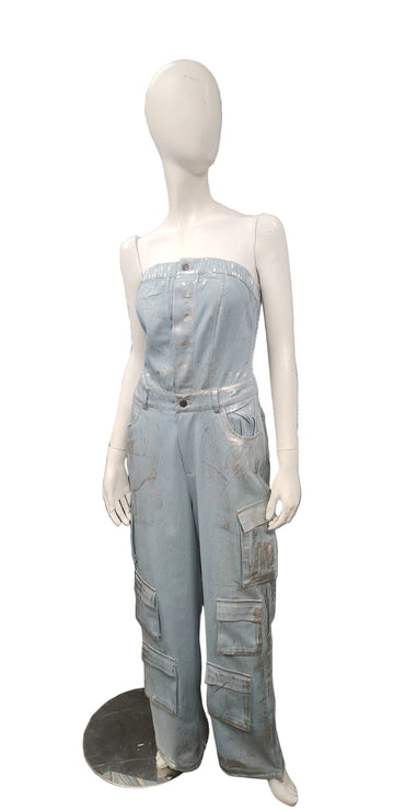 Blue Denim/Foil Jumper