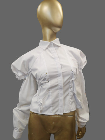 White Top w/Side Ties