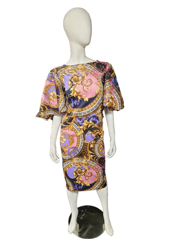 Paisley Print Dress