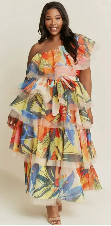 Tropical 2P Skirt Set