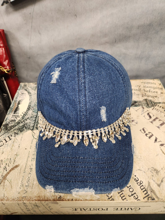 Denim Bling Cap