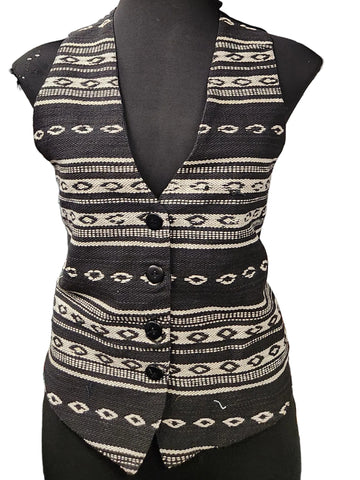 Black/Tan Vest