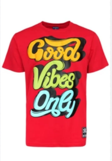 Red Good Vibes T-Shirt