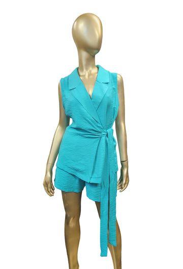 Teal 2PC Short Set